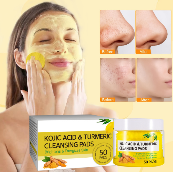 Lakshmia Golden Cleanse Cloth — Turmeric + Kojic Skin Ritual